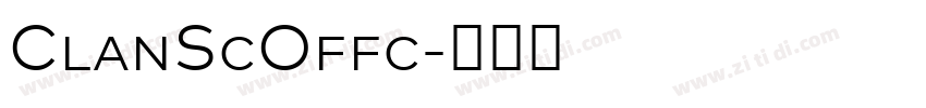 ClanScOffc字体转换