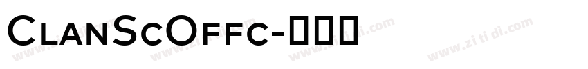 ClanScOffc字体转换