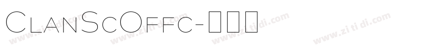 ClanScOffc字体转换
