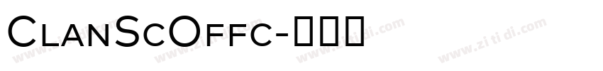ClanScOffc字体转换
