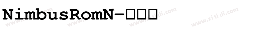 NimbusRomN字体转换