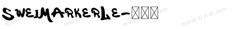 SweiMarkerLe字体转换