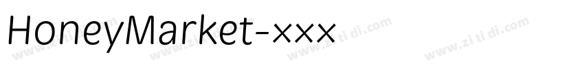 HoneyMarket字体转换