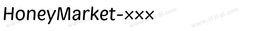 HoneyMarket字体转换