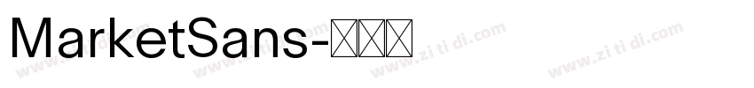 MarketSans字体转换