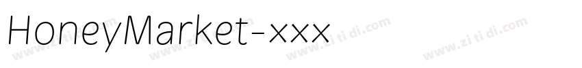 HoneyMarket字体转换