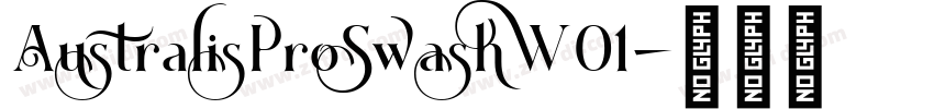 AustralisProSwashW01字体转换 AustralisProSwashW01字体转换