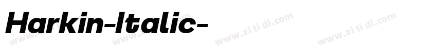 Harkin-Italic字体转换 Harkin-Italic字体转换