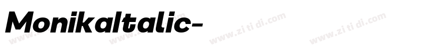 MonikaItalic字体转换 MonikaItalic字体转换