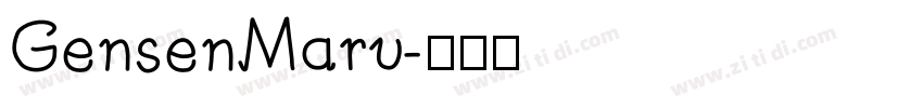 GensenMaru字体转换