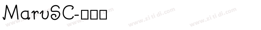 MaruSC字体转换