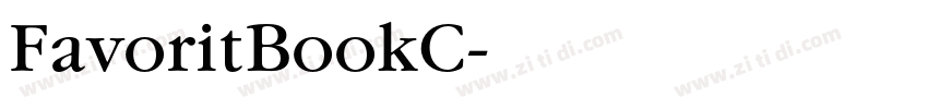 FavoritBookC字体转换