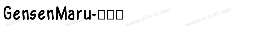 GensenMaru字体转换