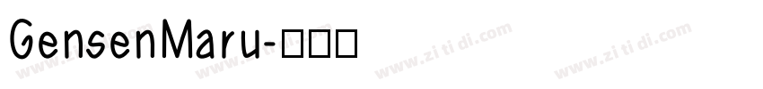 GensenMaru字体转换