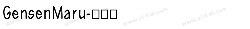 GensenMaru字体转换