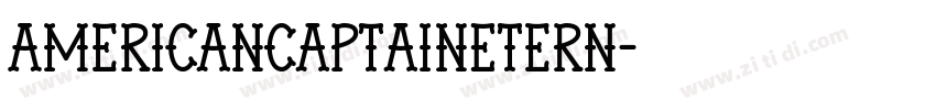 AmericanCaptainEtern字体转换