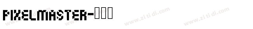 PixelMaster字体转换
