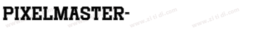 PixelMaster字体转换
