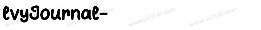 lvyJournal字体转换