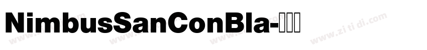 NimbusSanConBla字体转换 NimbusSanConBla字体转换