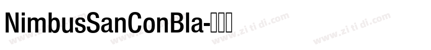 NimbusSanConBla字体转换 NimbusSanConBla字体转换