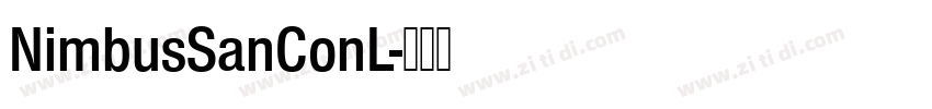 NimbusSanConL字体转换