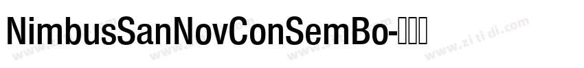 NimbusSanNovConSemBo字体转换 NimbusSanNovConSemBo字体转换