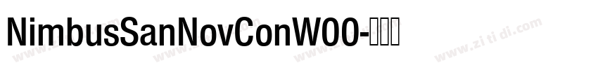 NimbusSanNovConW00字体转换