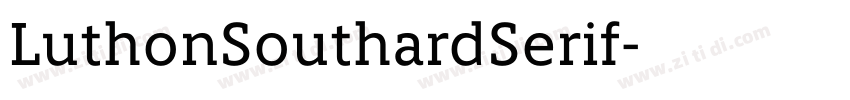 LuthonSouthardSerif字体转换