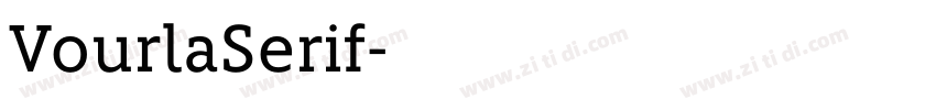 VourlaSerif字体转换
