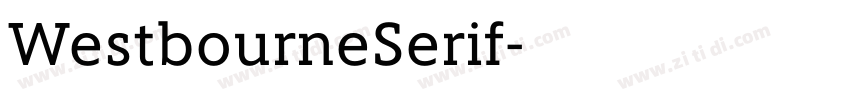 WestbourneSerif字体转换