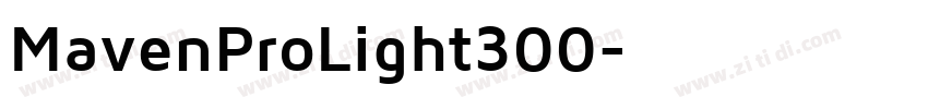 MavenProLight300字体转换 MavenProLight300字体转换