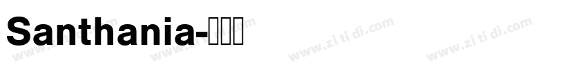 Santhania字体转换