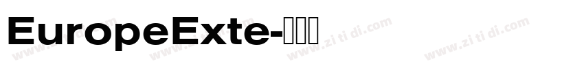 EuropeExte字体转换