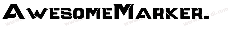 AwesomeMarker字体转换