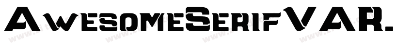AwesomeSerifVAR字体转换