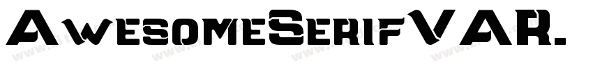 AwesomeSerifVAR字体转换