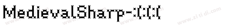 MedievalSharp字体转换