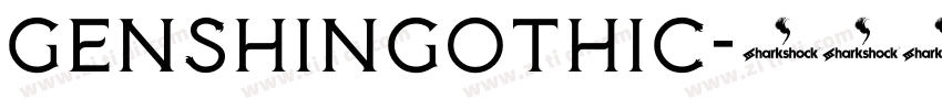 GenshinGothic字体转换