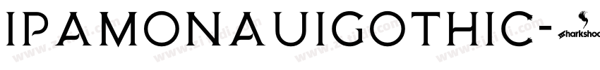 IPAMonaUIGothic字体转换