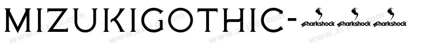 MizukiGothic字体转换