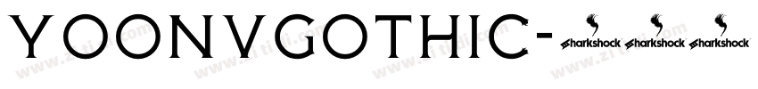 YoonVGothic字体转换