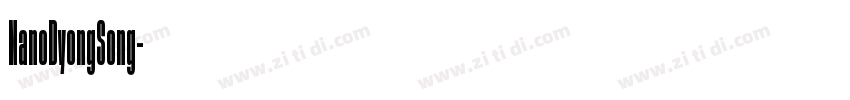 NanoDyongSong字体转换
