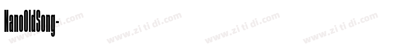 NanoOldSong字体转换