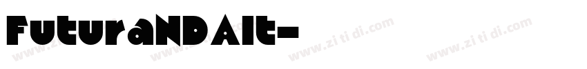 FuturaNDAlt字体转换