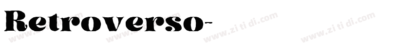 Retroverso字体转换