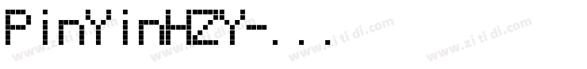 PinYinHZY字体转换
