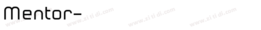 Mentor字体转换