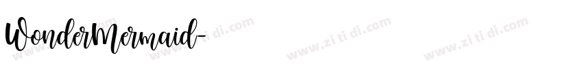 WonderMermaid字体转换