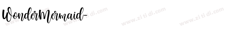 WonderMermaid字体转换